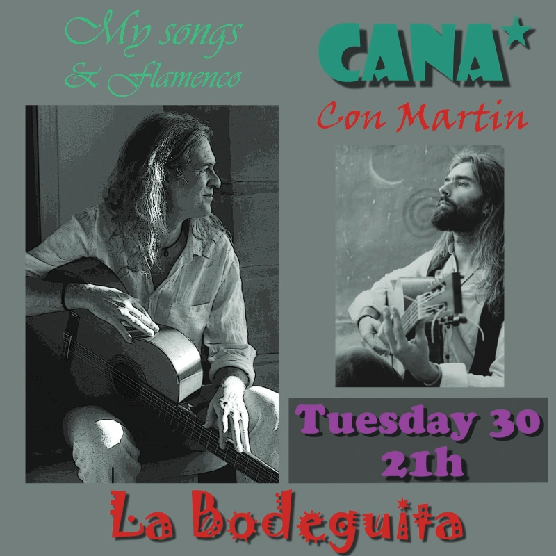 Cartel Cana y Martin.